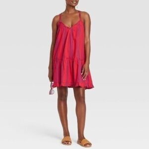 Universal Thread Women's Sleeveless Short Pintuck Dress